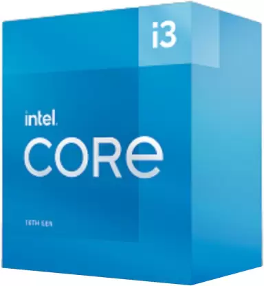 Intel i3-10105F 3.7 GHz Upto 3.7 GHz LGA 1200 Socket 4 Cores 8 Threads Desktop Processor (Blue)